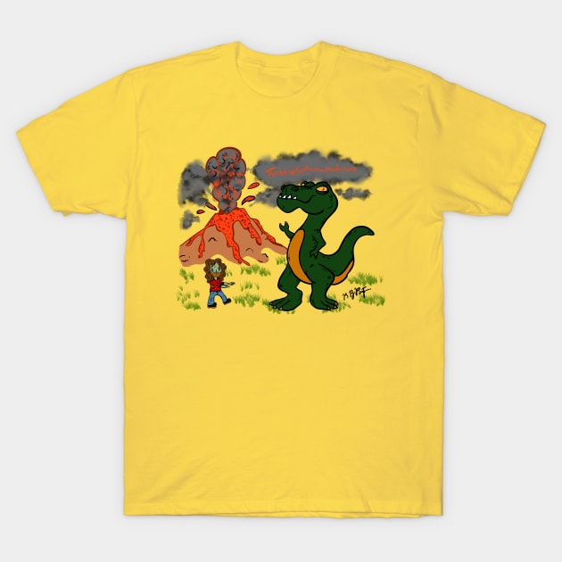 Zom B meets Sassy Rex T-Shirt by GeekVisionProductions